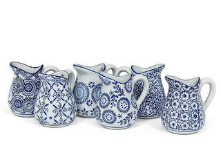 Blue print - small pitcher Product Image